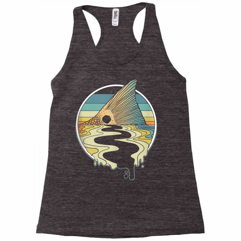 Redfish Tail Love Fishing Tank Top Racerback Tank by rostinoko | Artistshot