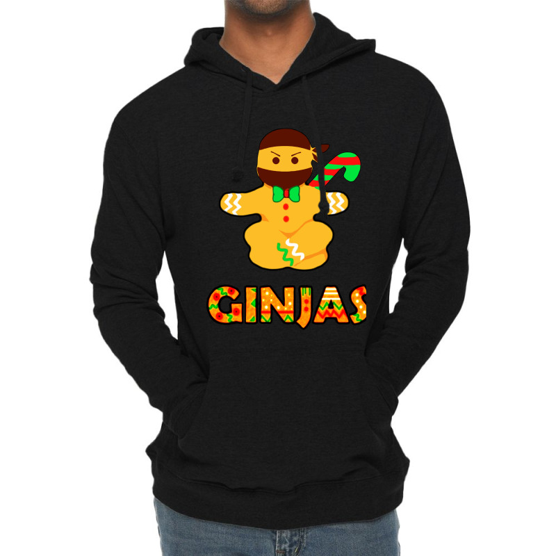 Ginjas Ginger Bread Ninja Christmas Holiday Lightweight Hoodie | Artistshot