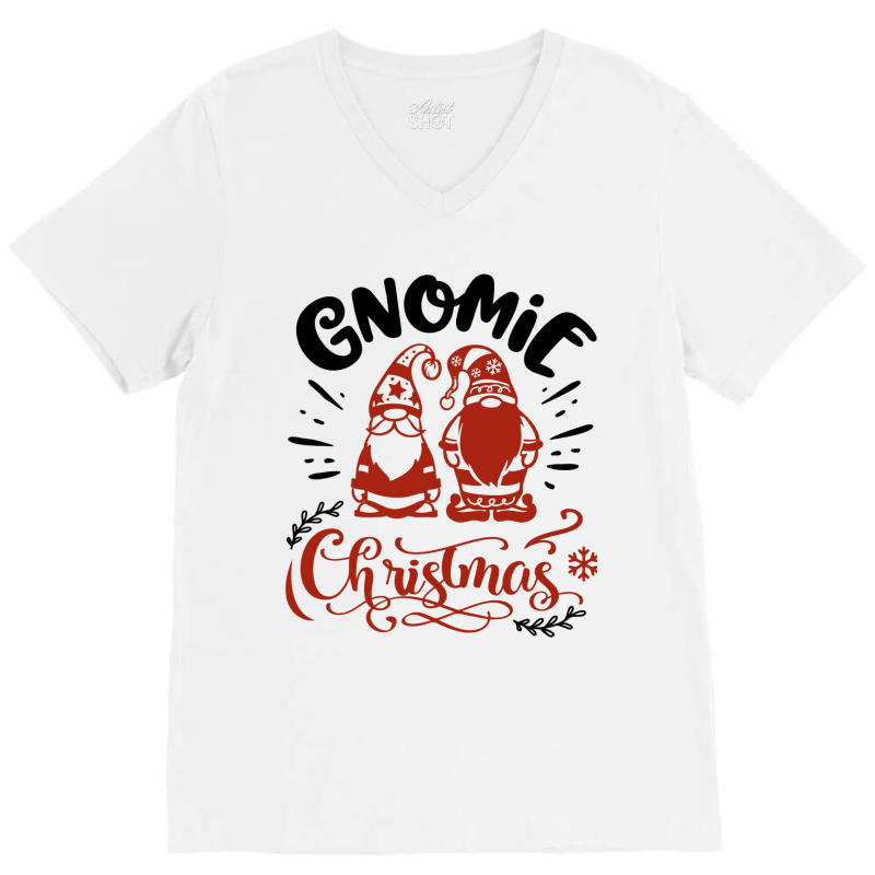 Gnomie Christmas Craft V-neck Tee | Artistshot