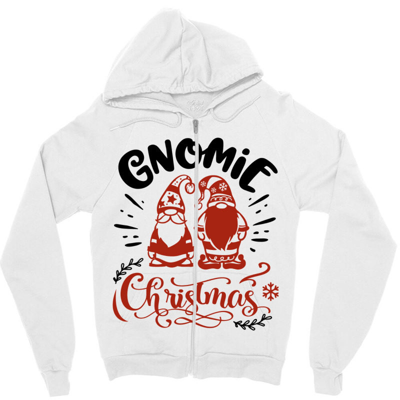 Gnomie Christmas Craft Zipper Hoodie | Artistshot