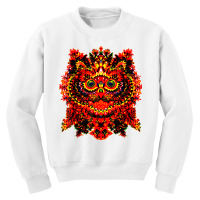 Kaleidoscope Kitty   Louis Wain Psychedelic Cat Art T Shirt Youth Sweatshirt | Artistshot