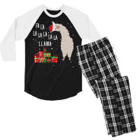 Fa La La Llama Shirt   Llama Christmas Shirt Women Men Kids T Shirt Men's 3/4 Sleeve Pajama Set | Artistshot