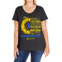 She Is An Osteogenesis Imperfecta Warrior She Is Me Premium T Shirt Ladies Curvy T-shirt | Artistshot