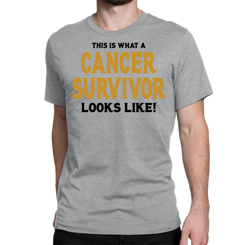 This Is What A Childhood Cancer Survivor Looks Like Classic T-shirt | Artistshot