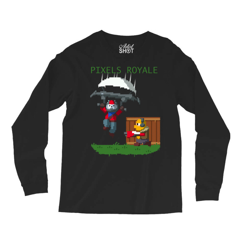 Pixels Royale Long Sleeve Shirts by noriesotre | Artistshot