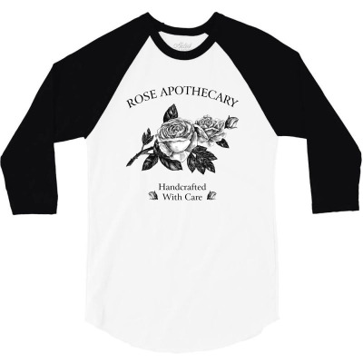 Rose Apothecary For Light 3/4 Sleeve Shirt Designed By Zeynepu