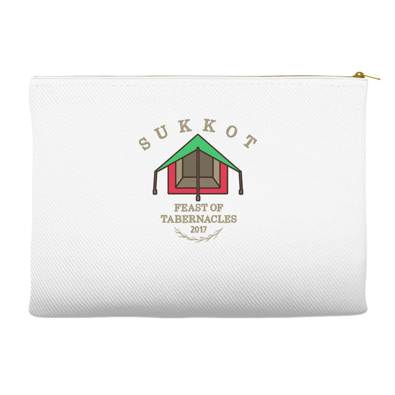 Feast Of Tabernacles Sukkot 2017 Camping Hebrew Messianic T Shirt Accessory Pouches | Artistshot