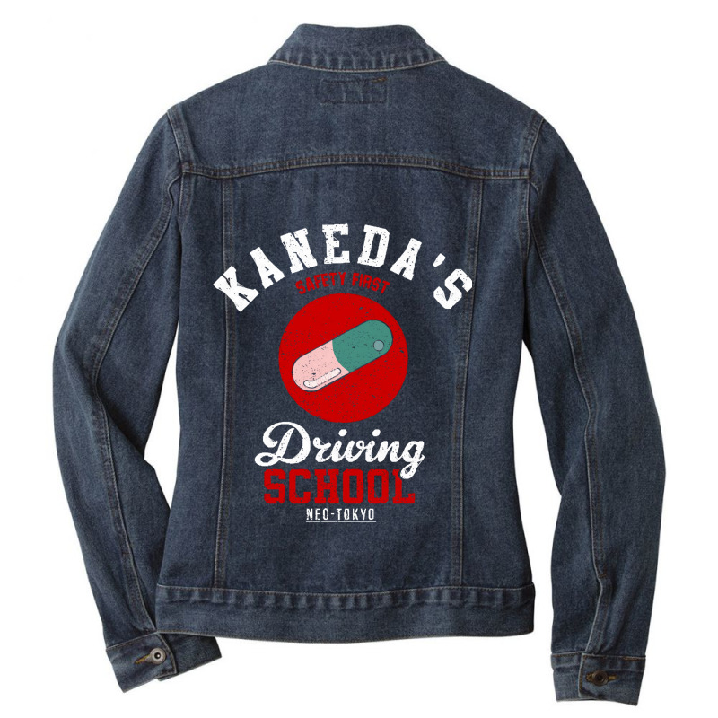 Vintage Retro Minasai Mens Funny Ladies Denim Jacket by ArtistLexie | Artistshot