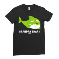 Mens Pinkfong Grandpa Shark Official T Shirt Ladies Fitted T-shirt | Artistshot