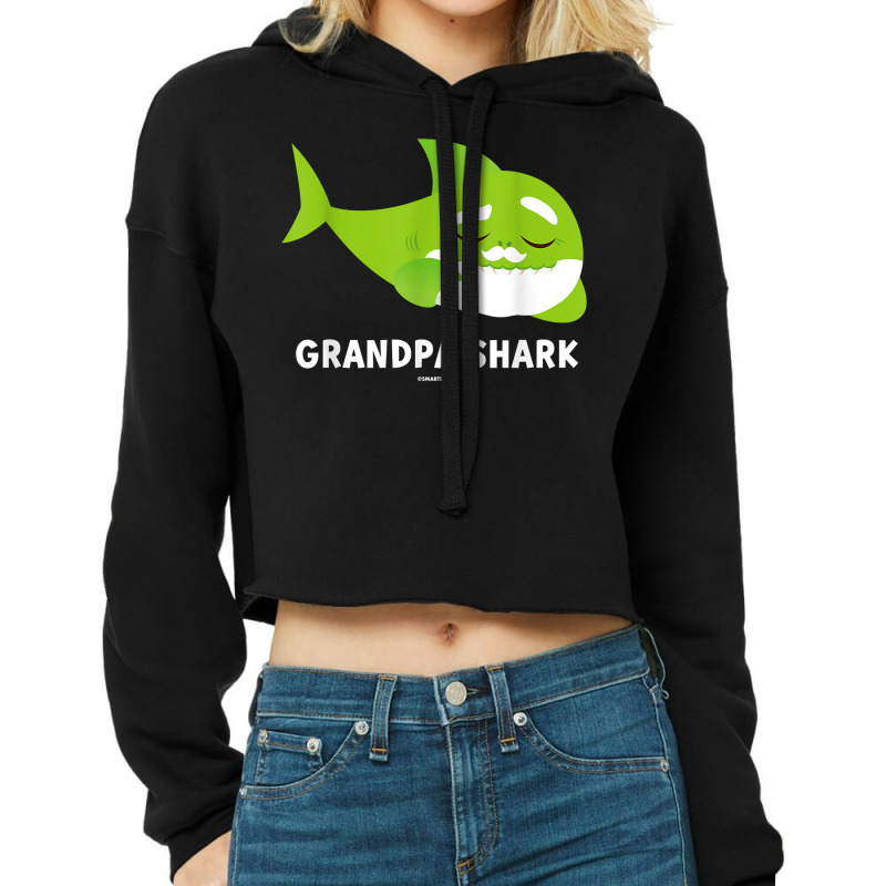 Mens Pinkfong Grandpa Shark Official T Shirt Cropped Hoodie by BrunkeMiaysia | Artistshot