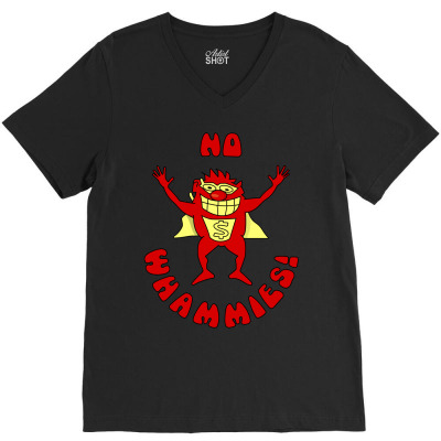 No Whammies V-neck Tee Designed By Luisother