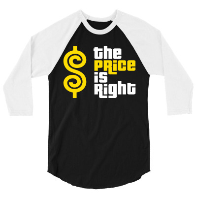 Price Is Right 3/4 Sleeve Shirt Designed By Luisother