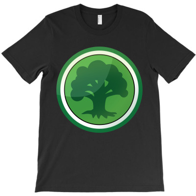 Magic Gathering Green T-shirt Designed By Kelvin