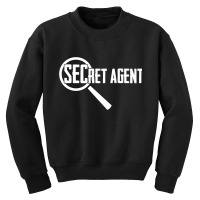 Secret Agent Inspector Spy Police Detective Investigator Premium T Shi Youth Sweatshirt | Artistshot