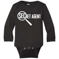 Secret Agent Inspector Spy Police Detective Investigator Premium T Shi Long Sleeve Baby Bodysuit | Artistshot