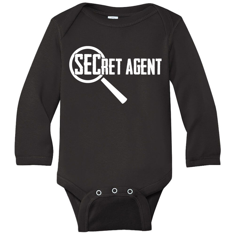 Secret Agent Inspector Spy Police Detective Investigator Premium T Shi Long Sleeve Baby Bodysuit by Kevin_VandenBerge | Artistshot