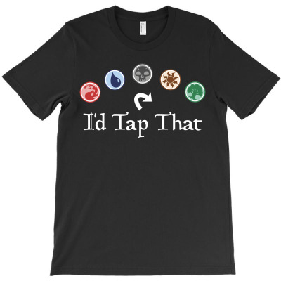 Magic Gathering Tap T-shirt Designed By Kelvin