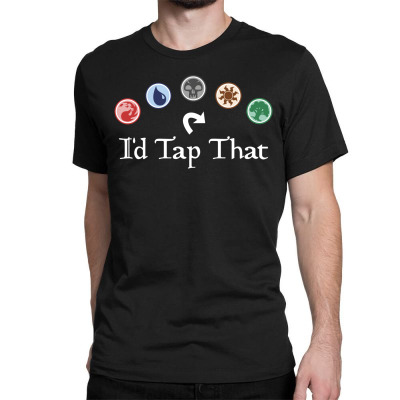 Magic Gathering Tap Classic T-shirt Designed By Luisother
