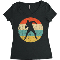 Shot Put Shirt   Vintage Retro Track And Field T Shirt Women's Triblend Scoop T-shirt | Artistshot