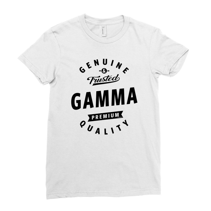 Gamma Ladies Fitted T-Shirt by Chris Ceconello | Artistshot