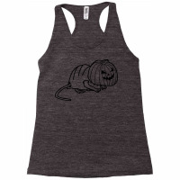 Halloween T  Shirt Cute Rat Wearing Halloween Horror Costume Minimal L Racerback Tank | Artistshot