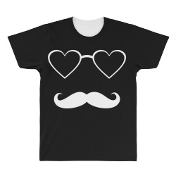 hipster valentine's day All Over Men's T-shirt | Artistshot