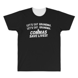 commas save lives All Over Men's T-shirt | Artistshot