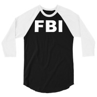 Fbi 3/4 Sleeve Shirt | Artistshot