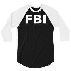 fbi 3/4 Sleeve Shirt | Artistshot