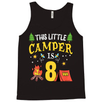 Kids Funny 8th Camping Birthday Camper Lover 8 Year Old Gifts T Shirt Tank Top | Artistshot