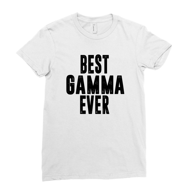 Best Gamma Ever Ladies Fitted T-Shirt by Chris Ceconello | Artistshot