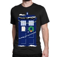 Doctor Who Police Box Christmas Classic T-shirt | Artistshot