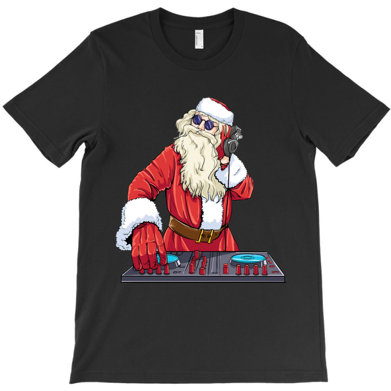 Dj Rock Christmas Santa Claus T-shirt | Artistshot