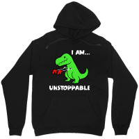 Dinosaur I Am Unstoppable Christmas Unisex Hoodie | Artistshot