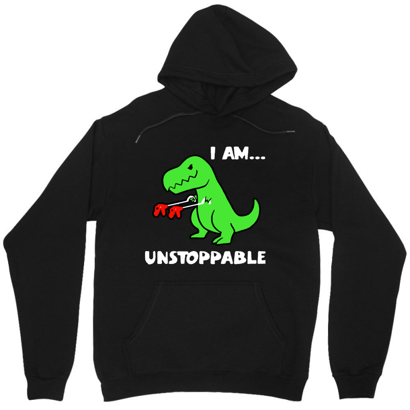 Dinosaur I Am Unstoppable Christmas Unisex Hoodie | Artistshot