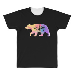 wifey bear watercolor All Over Men's T-shirt | Artistshot