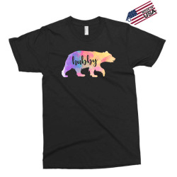 hubby bear watercolor Exclusive T-shirt | Artistshot