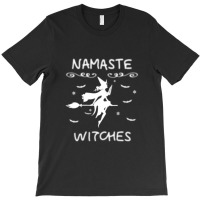 Namaste Witches Broom Gangsta Yoga Halloween Costume Women T Shirt Cop T-shirt | Artistshot