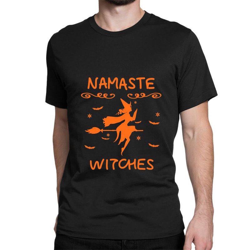 Namaste Witches Broom Gangsta Yoga Halloween Costume Women T Shirt Cop Classic T-shirt | Artistshot