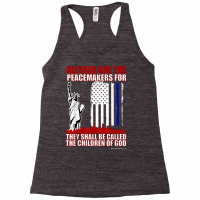 Blessed Are The Peacemakers Matthew 59 T Shirt Racerback Tank | Artistshot