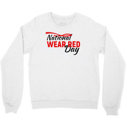 national wear red day Crewneck Sweatshirt | Artistshot