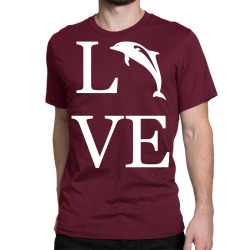 love dolphin Classic T-shirt | Artistshot
