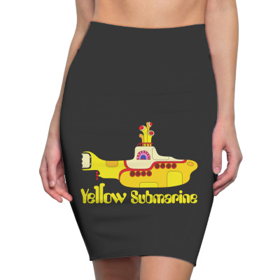Yellow Submarine Pencil Skirts Designed By Slalomalt