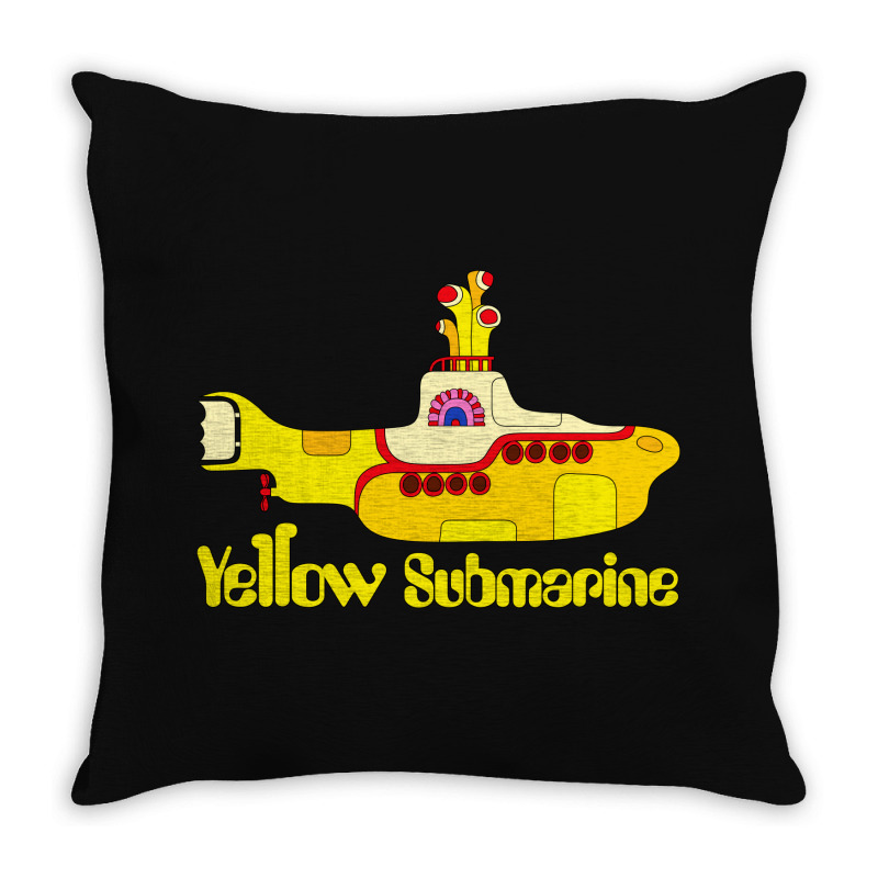 Yellow Submarine Throw Pillow | Artistshot