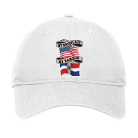 Birthplace Sangre Dominican American Republica Dominicana Sweatshirt Adjustable Cap | Artistshot