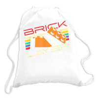 Brick Layer Master Builder Big Building Blocks Engineer Toy T Shirt Drawstring Bags | Artistshot