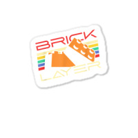 Brick Layer Master Builder Big Building Blocks Engineer Toy T Shirt Sticker | Artistshot