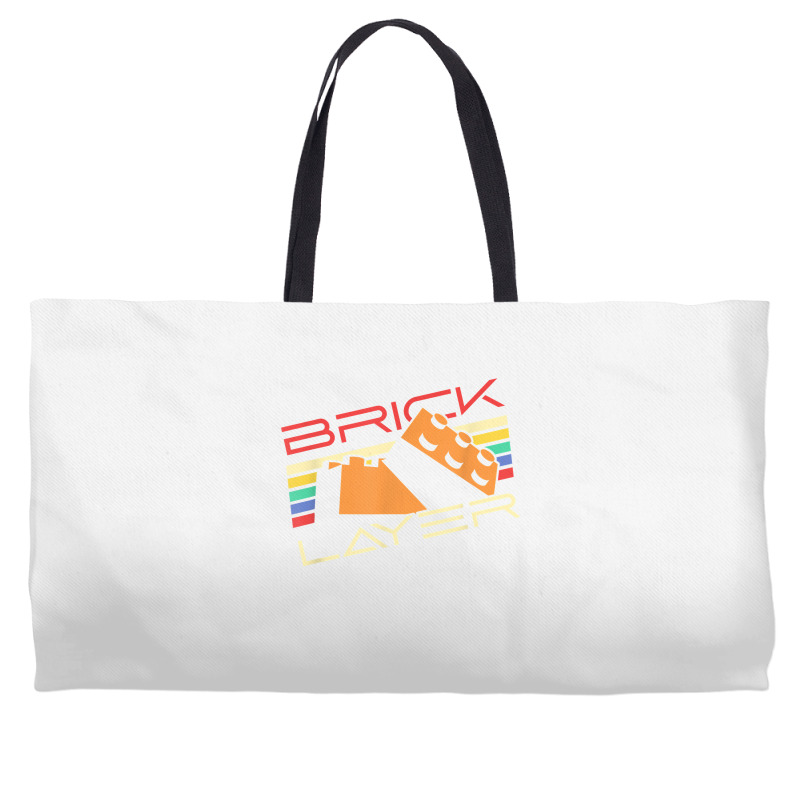 Brick Layer Master Builder Big Building Blocks Engineer Toy T Shirt Weekender Totes | Artistshot