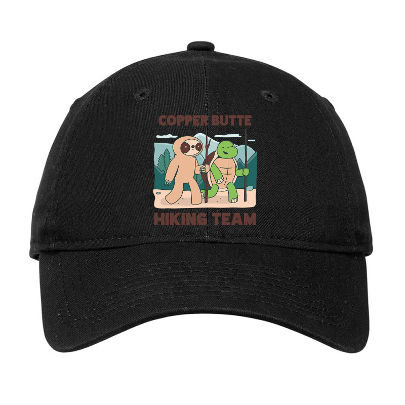 Copper Butte Hiking Team Climbing Expedition Camping Sloth T Shirt Adjustable Cap | Artistshot