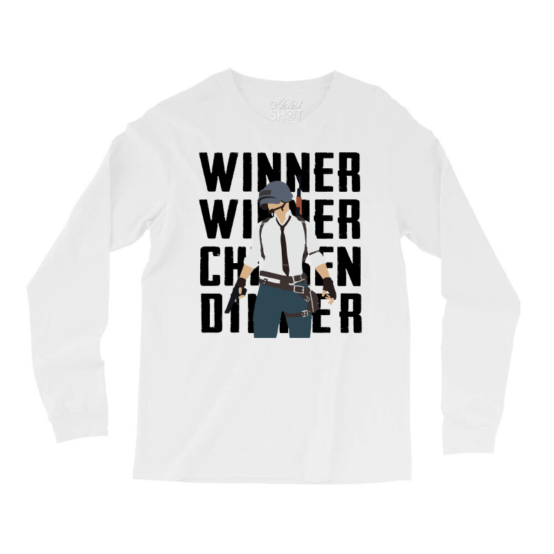 Winner Chicken Dinner (black) Long Sleeve Shirts | Artistshot